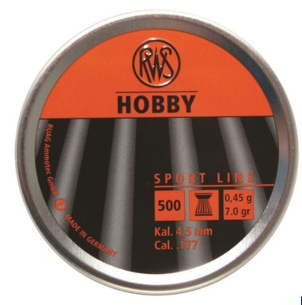 RWS Hobby Airgun Pellets .177 - 500 Tin