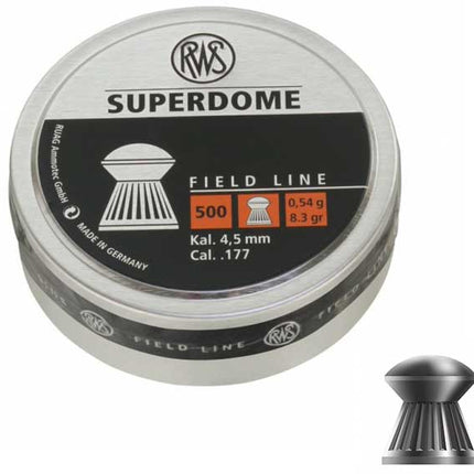 RWS Super Dome Airgun Pellets .177 - 500 Tin