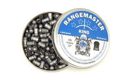 Rangemaster King Air Rifle Pellet .22 - 25.38g - 200 Per Tin