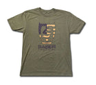 Saber Tactical - Short Sleeve T-Shirt - Green US Logo