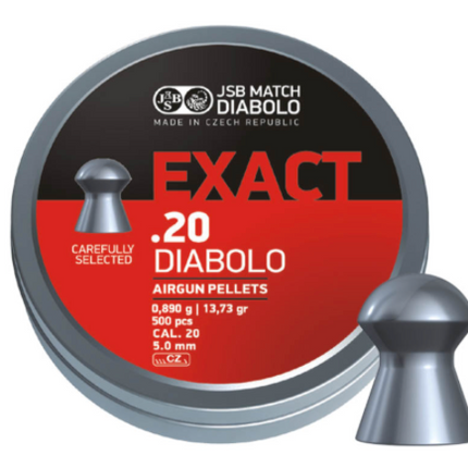JSB Exact Diabolo .20 Pellets - 13.73g - 5.1 / 500 Tin
