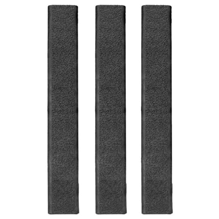 Ergo Textured Slim Line Rail Covers - 3 Pack - Black