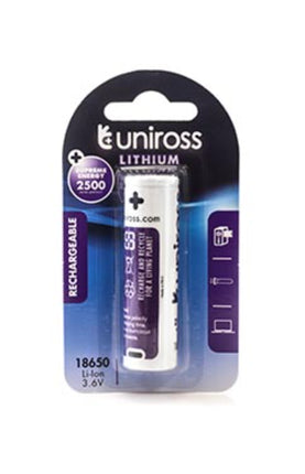 Uniross Supreme Energy 2500 MAH 3.6V Rechargeable Lithium Battery - Pip Top