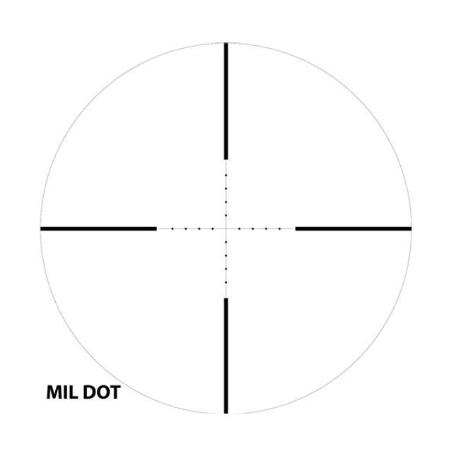 Valiant Lynx 4-16x50 SFP Side Focus MilDot IR Rifle Scope Reticle