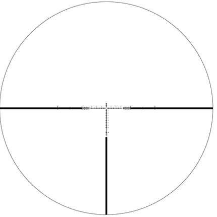 Wulf Defender 4.8-26 x 56 MRAD 0.1 Illuminated FFP 34mm Rifle Scope reticle