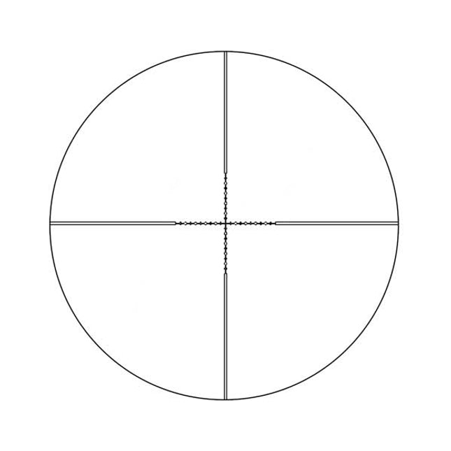 WULF Fireball 3-9x40 AO Half Mil-Dot Reticle Rifle Scope Reticle