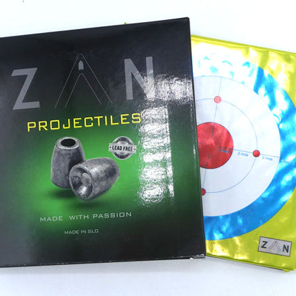 Zan Projectiles .25 / 22g / Lead Free Airgun Slug - 100 Packet