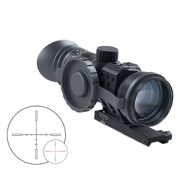 Immersive Optics 14x50 MILDOT w/MOA ADJ MOUNTS
