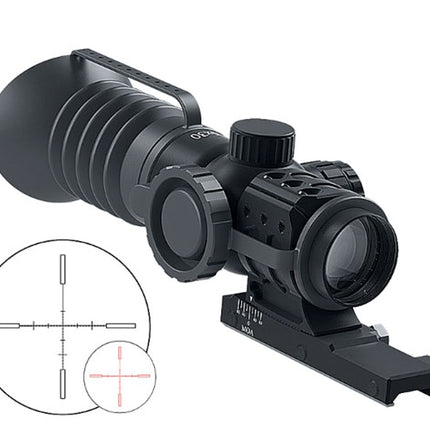 Immersive Optics 5x30 MILDOT w/MOA ADJ MOUNTS