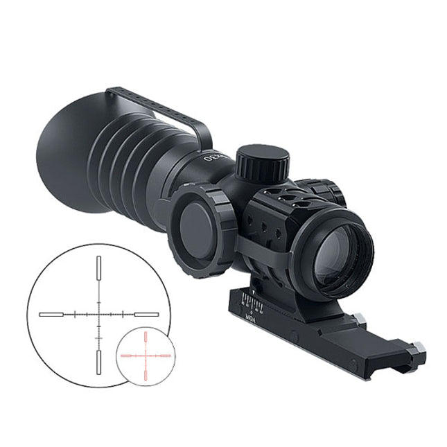 Immersive Optics 5x30 MILDOT w/MOA ADJ MOUNTS