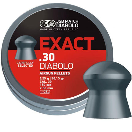 JSB Exact Diabolo .30 Pellets - 50.15g - 7.62 / 150 Tin