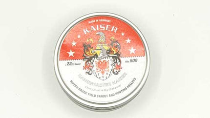 Rangemaster Kaiser Air Rifle Pellet .22 - 14.66g - 500 Per Tin